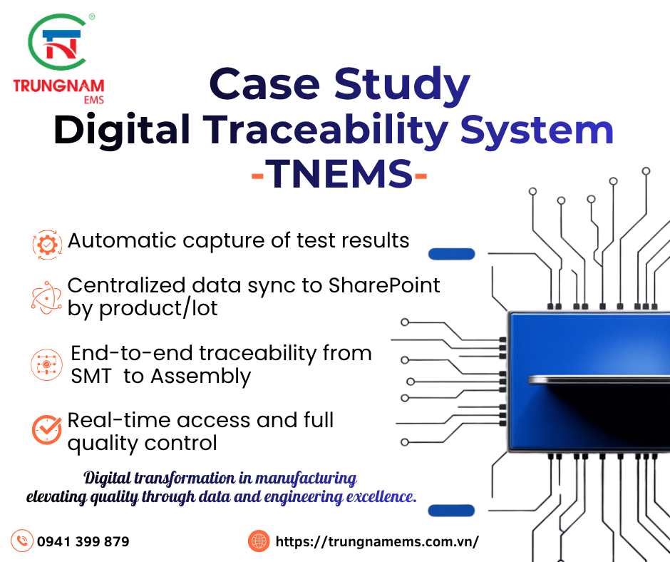 Digital Traceability System at TNEMS - EMS VIetnam